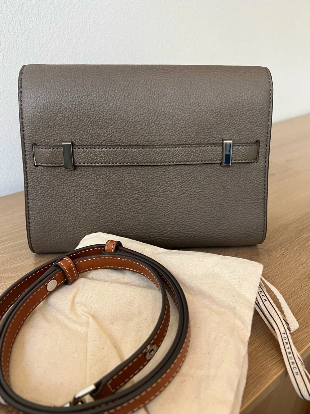 Tory Burch Lee Radziwill Shoulder Bag - Wild Mushroom